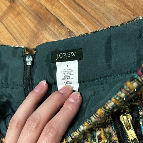 J. Crew Multi Color Tweed Mini - Picture 2 of 5